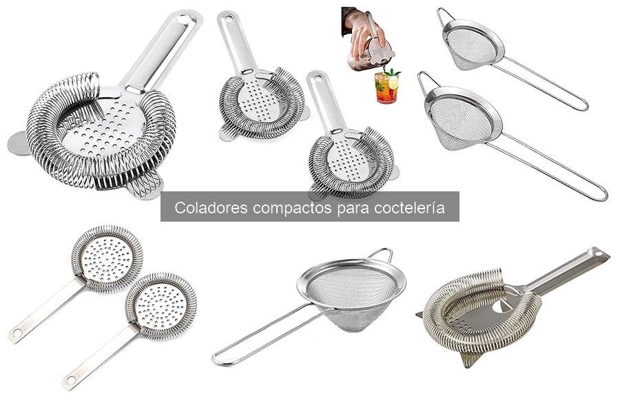 ¿Qué es un colador compacto para coctelería?