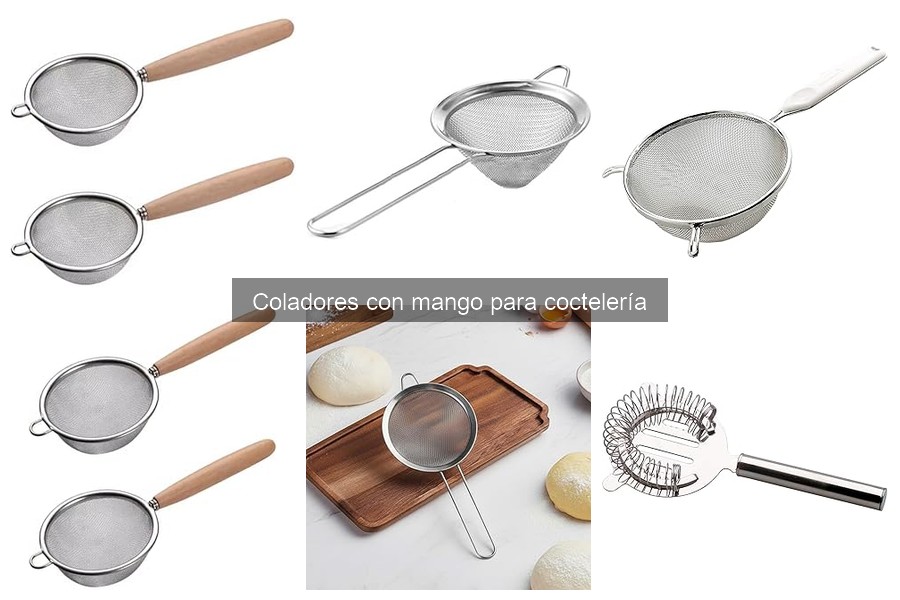 ¿Qué es un colador con mango para coctelería? Características