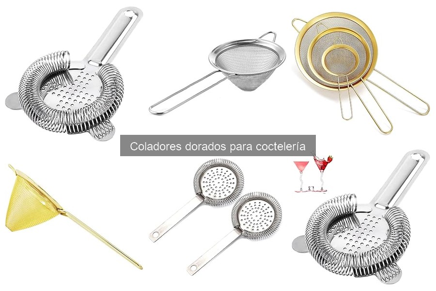 ¿Qué es un colador dorado para coctelería? Descubre sus beneficios