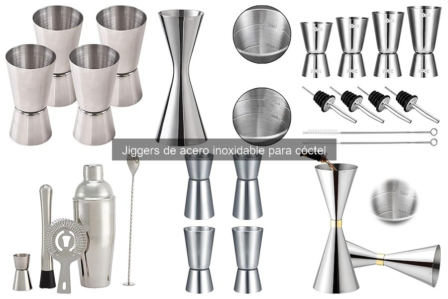 ¿Qué es un jigger de acero inoxidable para cócteles?
