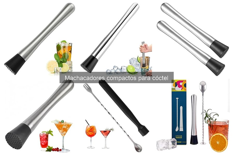 ** ¿Qué es un machacador compacto para cóctel? Características y Usos