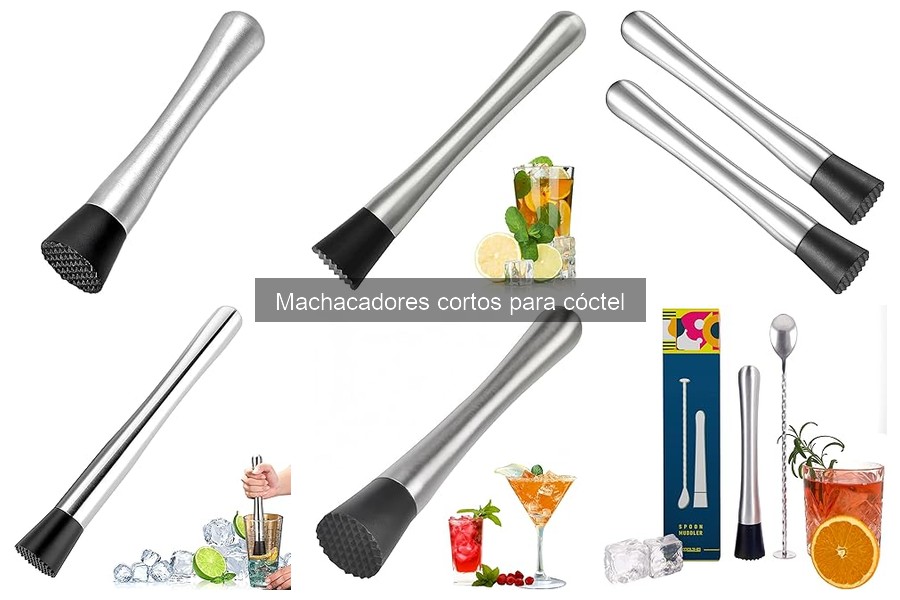 ¿Qué es un machacador corto para cócteles? Características y Usos