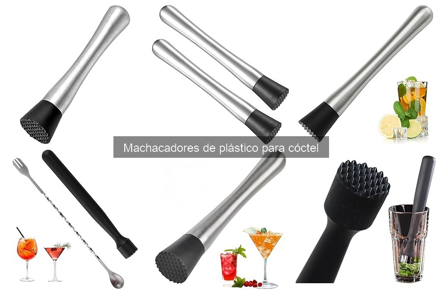 ¿Qué es un machacador de plástico para cóctel?