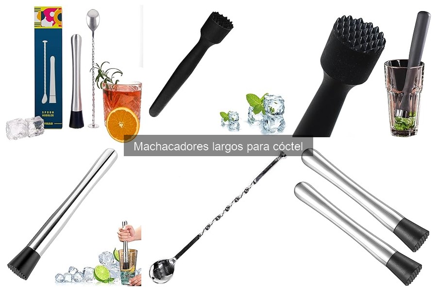 ¿Qué es un machacador largo para cócteles? Guía completa