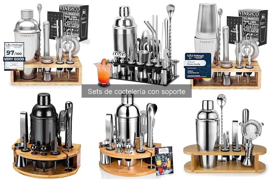 ¿Qué es un set de coctelería con soporte? Descúbrelo aquí