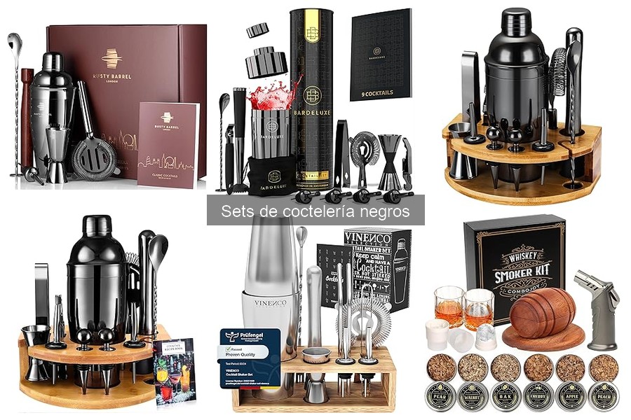 ¿Qué es un set de coctelería negro? Descúbrelo aquí