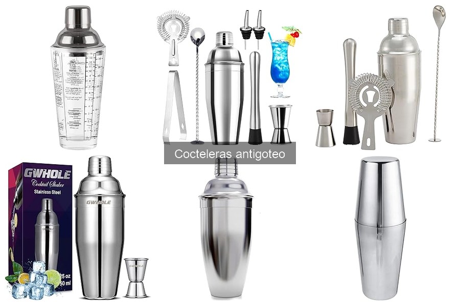 ¿Qué es una coctelera antigoteo? Características y ventajas