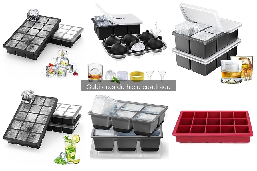 ¿Qué son las cubiteras de hielo cuadrado? Guía completa