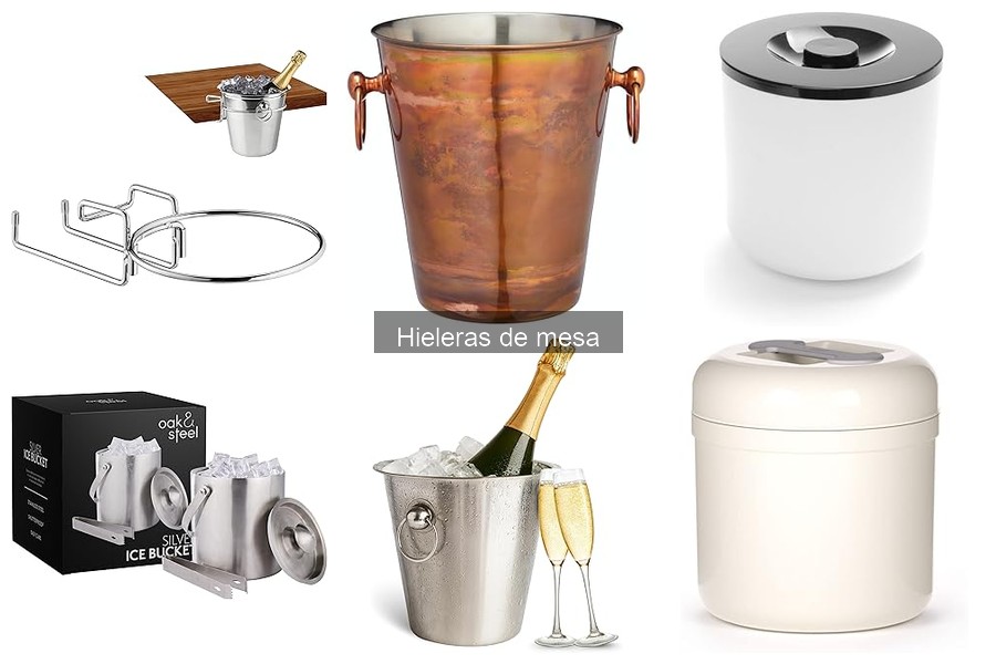 ¿Qué son las hieleras de mesa? Guía completa y tipos
