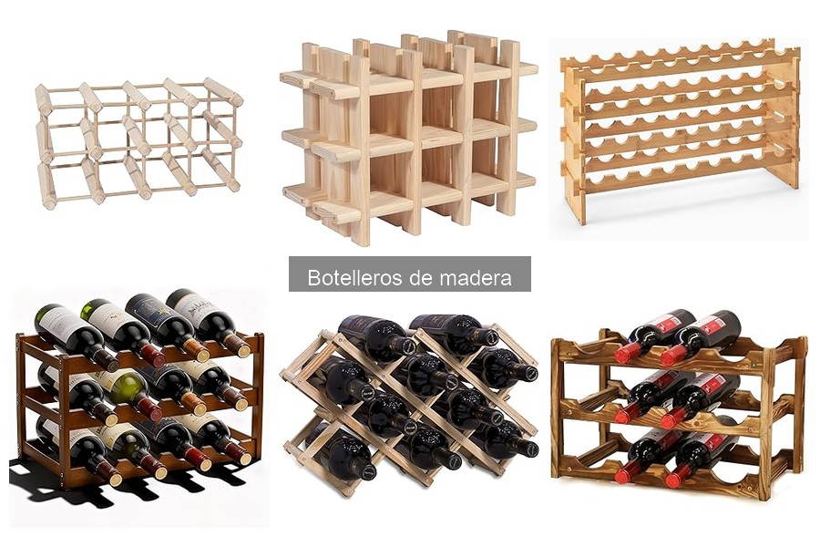 ¿Qué son los botelleros de madera? Características y Tipos
