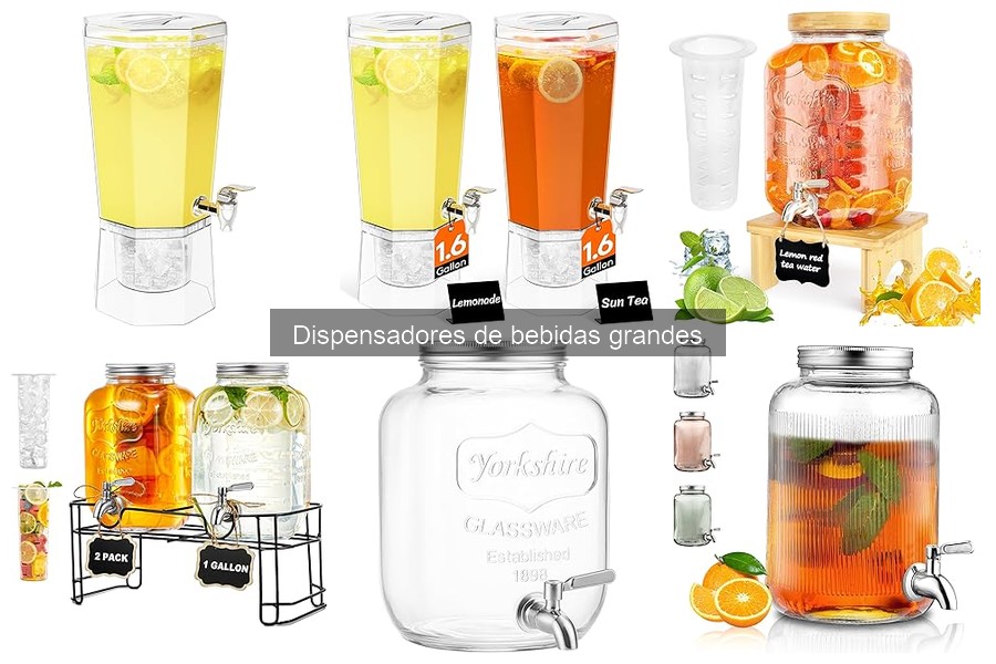 ¿Qué son los dispensadores de bebidas grandes? Características e usos