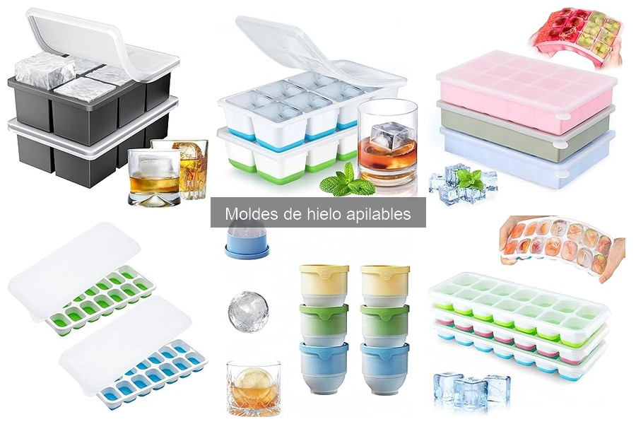 ¿Qué son los moldes de hielo apilables? Ventajas y características