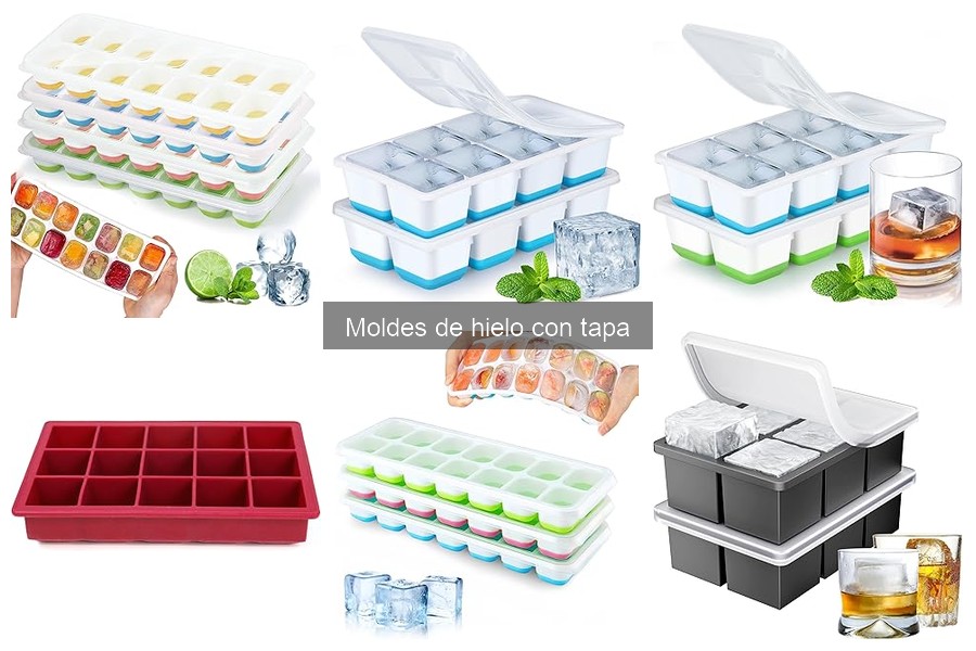 ¿Qué son los moldes de hielo con tapa? Descubre sus características