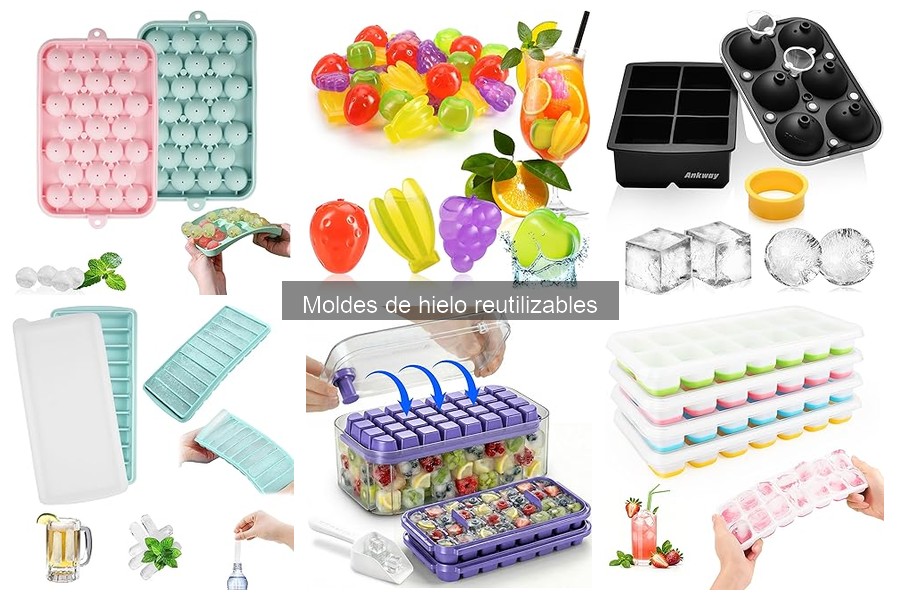 ¿Qué son los moldes de hielo reutilizables? Ventajas y usos