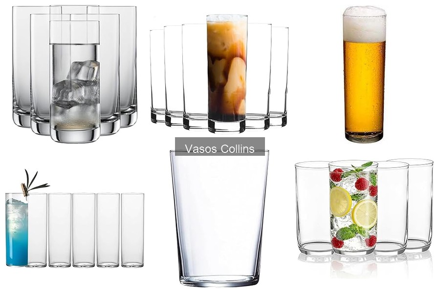 ¿Qué son los vasos Collins? Características y usos