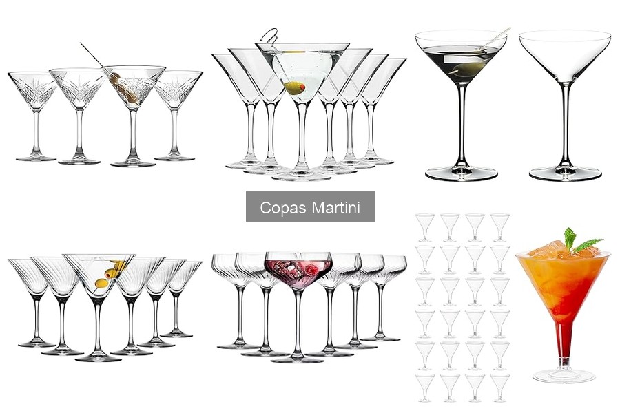 Recetas Clásicas para Servir en Copas Martini