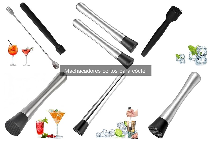 Recetas de cócteles con machacador corto para tu bar en casa