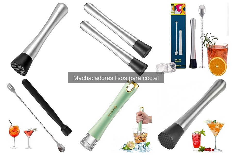 Recetas de cócteles con machacadores lisos para disfrutar en casa