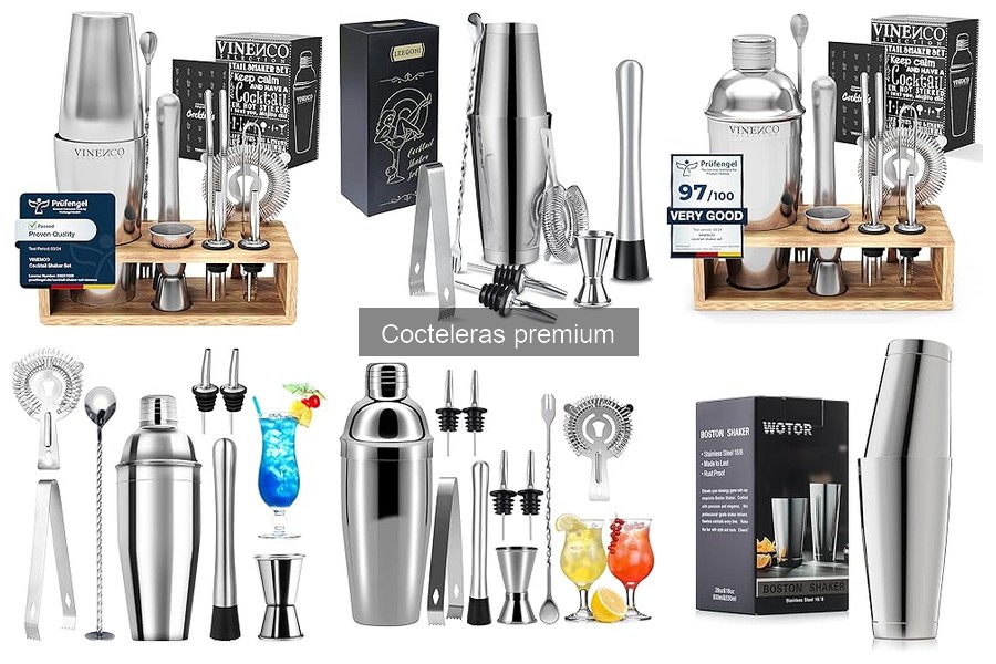 Recetas de cócteles con tu coctelera premium