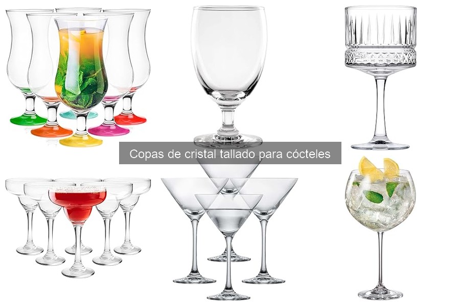 Recetas de cócteles perfectas para copas de cristal tallado