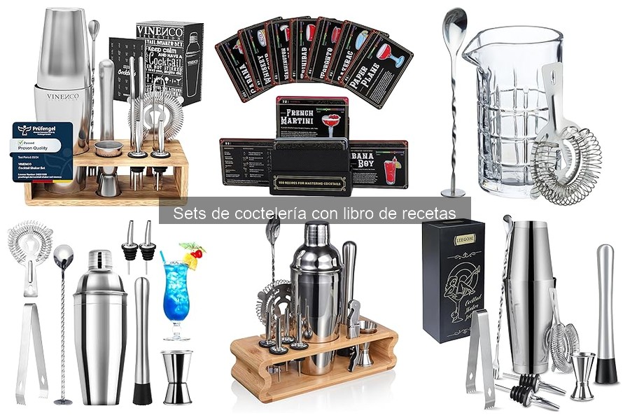 Recetas Populares en Sets de Coctelería para Disfrutar en Casa