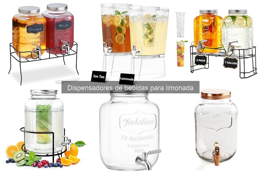 Recetas Refrescantes de Limonada para Dispensadores de Bebidas