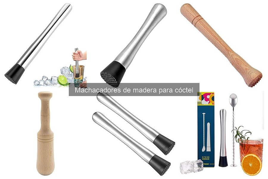 Regalos perfectos para amantes de la coctelería con machacadores