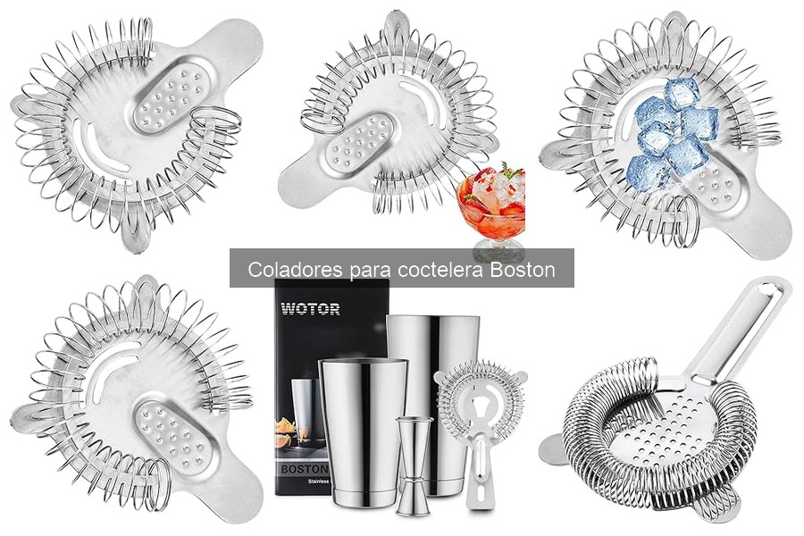 Reseñas de Coladores para Coctelera Boston: Opiniones y Comparativas