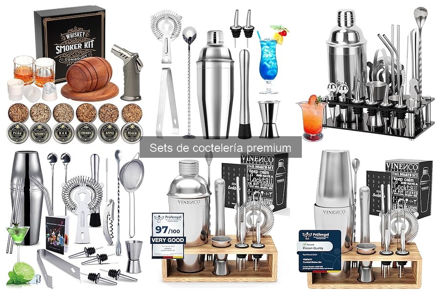 Reseñas de Sets de Coctelería Premium: Elige el Mejor Kit