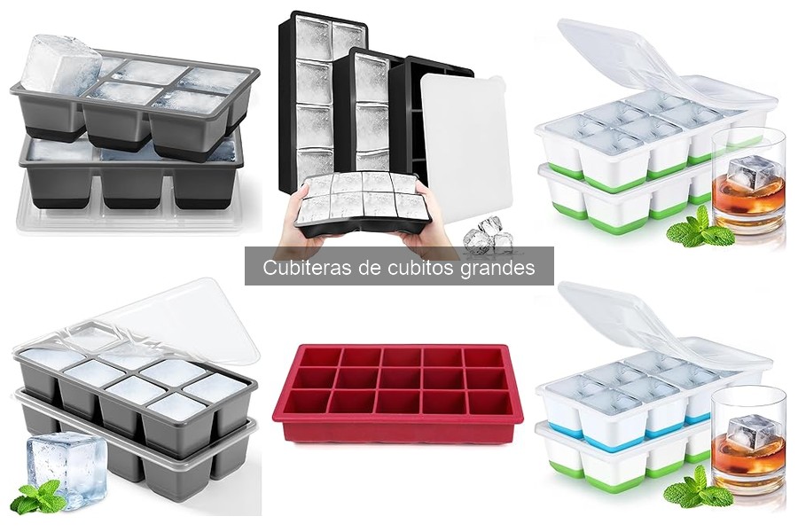 ¿Se pueden personalizar las cubiteras de cubitos grandes?