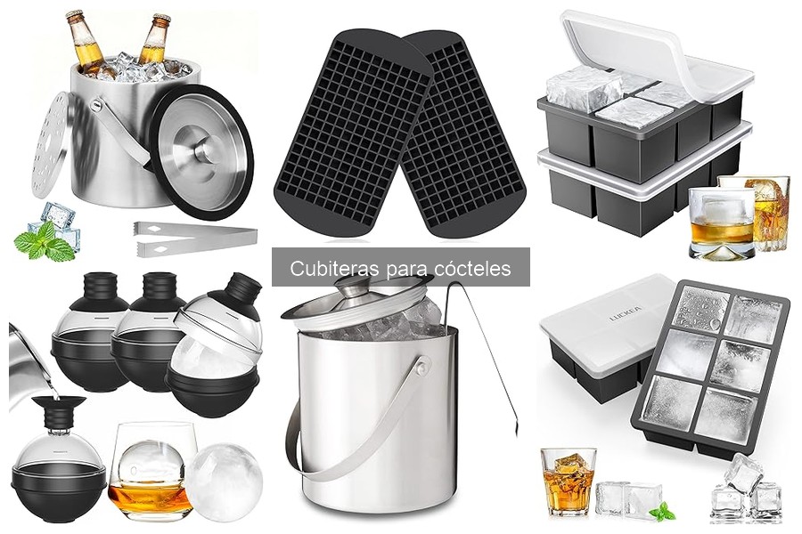 Soluciona problemas comunes con cubiteras para cócteles