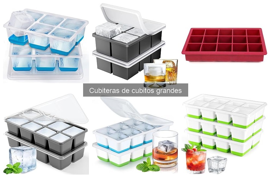 ¿Son las cubiteras de cubitos grandes mejores para bebidas?