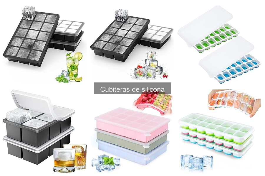¿Son seguras las cubiteras de silicona para alimentos?