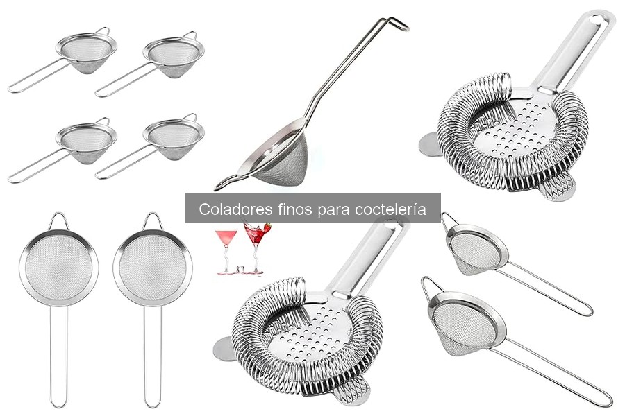 Tendencias Coladores Finos en Coctelería 2023