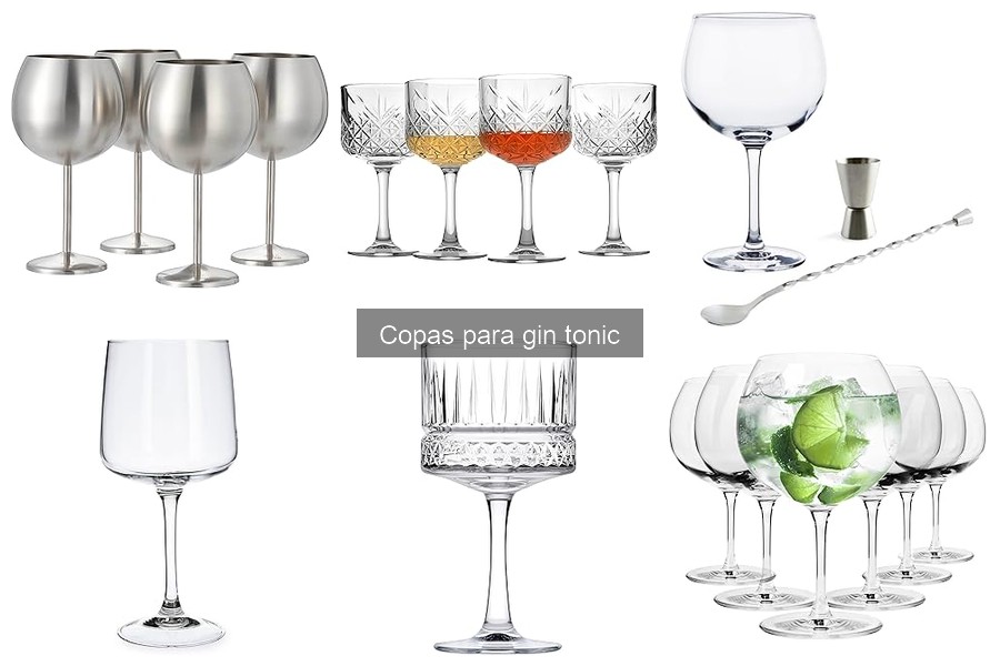 Tendencias en Copas para Gin Tonic en 2023