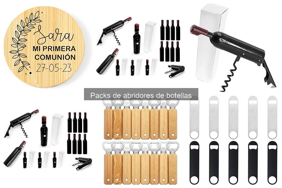 Tipos de Abridores de Botellas en Packs: Guía Práctica