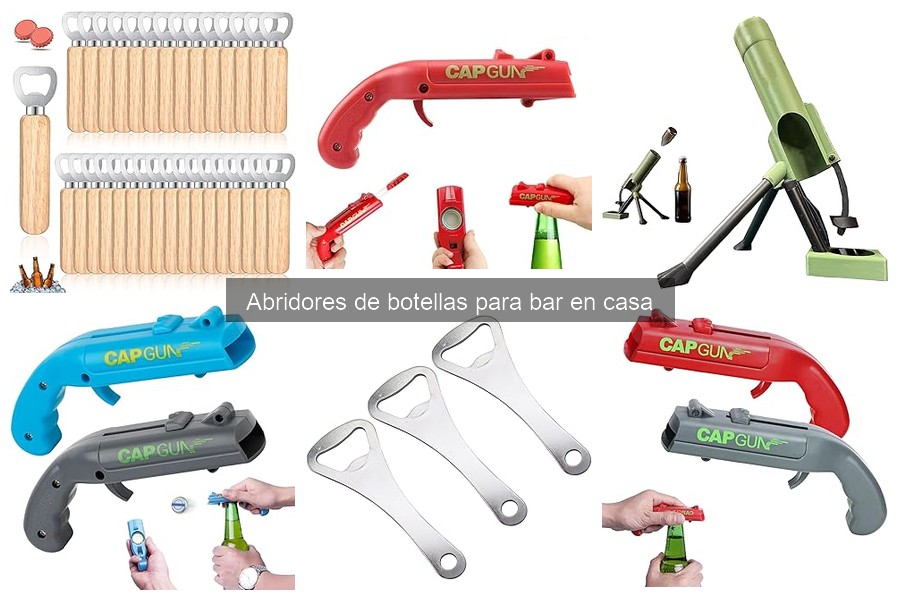 Tipos de abridores de botellas para tu bar en casa