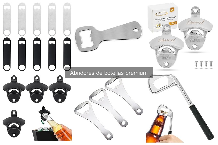 Tipos de abridores de botellas premium: Guía completa