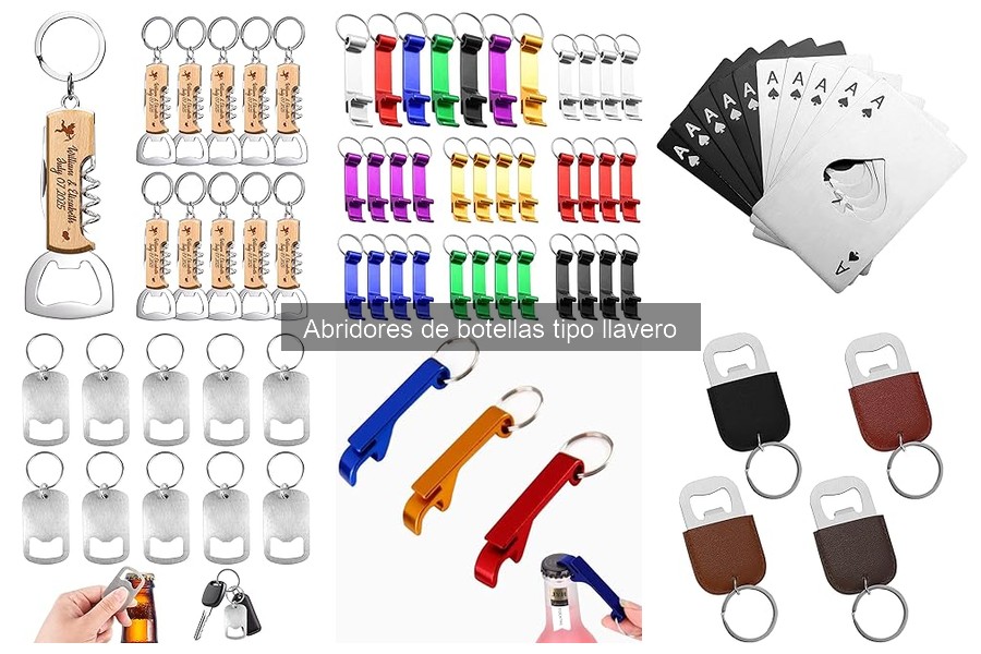 Tipos de Abridores de Botellas Tipo Llavero y sus Ventajas