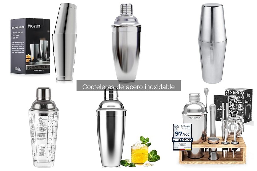 Tipos de Cocteleras de Acero Inoxidable y sus Usos