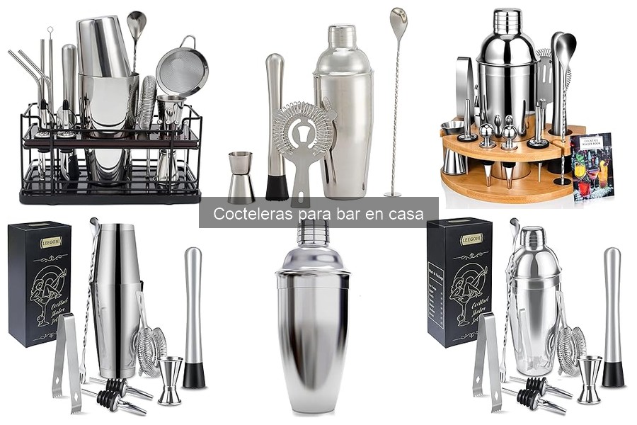 Tipos de cocteleras para bar en casa: características y ventajas