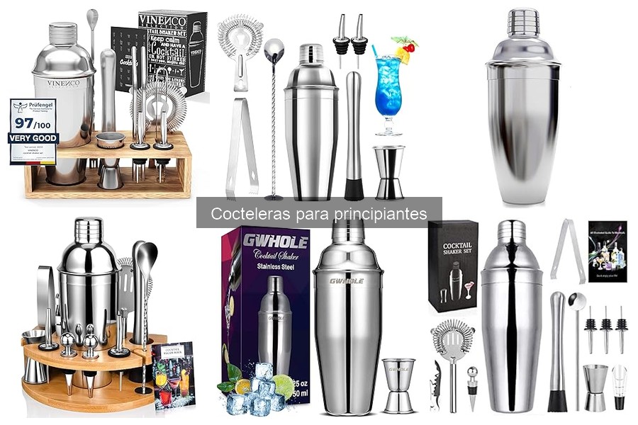 Tipos de cocteleras para principiantes: guía esencial