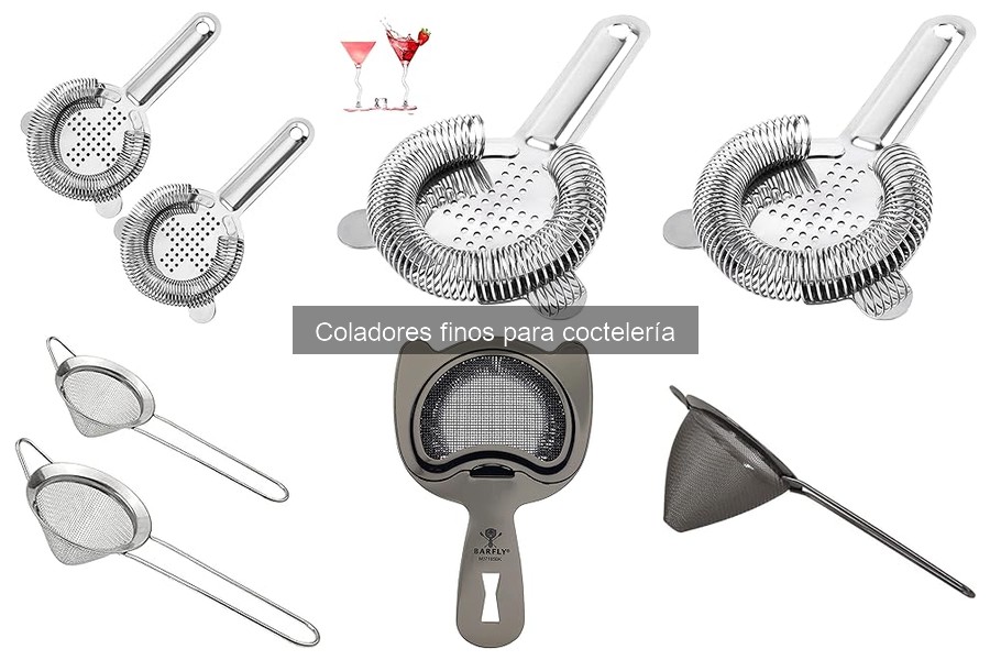 Tipos de coladores finos para coctelería: ¡Descubre el mejor!