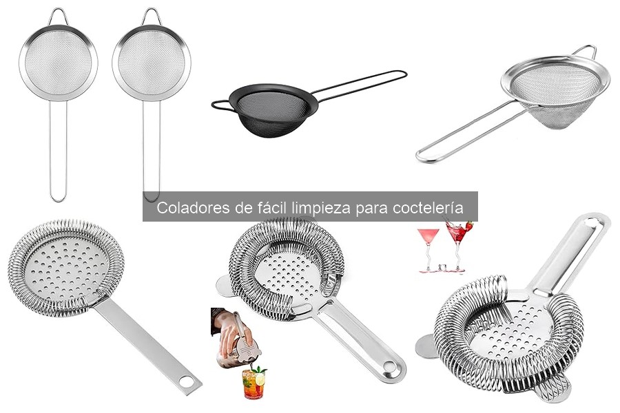 Tipos de coladores para coctelería y sus usos en casa