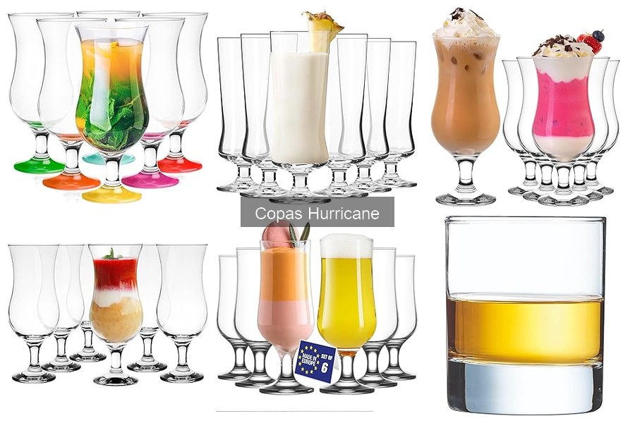 Tipos de copas Hurricane: Diferenicias y guías de elección