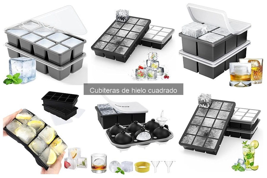 Tipos de Cubiteras de Hielo Cuadrado y Sus Usos