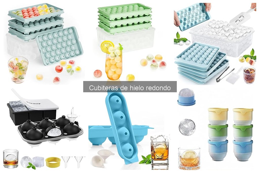 Tipos de cubiteras de hielo redondo: guía completa