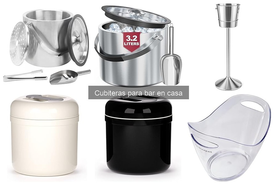 Tipos de cubiteras para bar en casa: guía completa