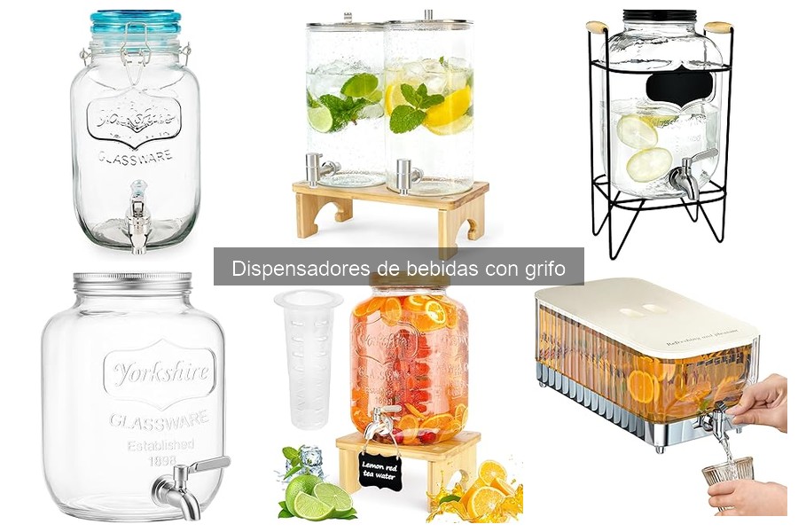 Tipos de dispensadores de bebidas con grifo para tu bar