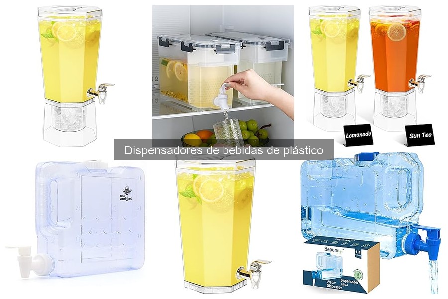 Tipos de dispensadores de bebidas de plástico: Guía completa